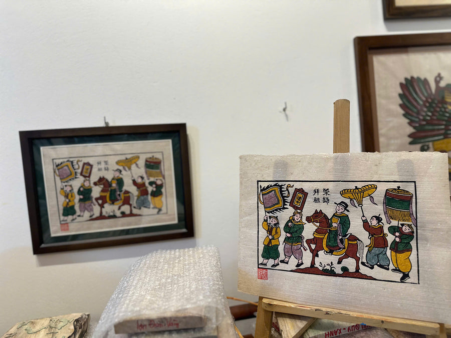 Vinh Quy Bai To – The Scholar’s Homecoming | Traditional Dong Ho Folk Art