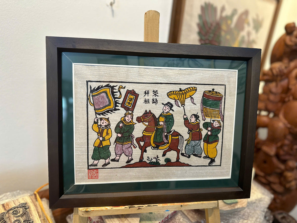 Vinh Quy Bai To – El regreso a casa con honores | Arte folclórico tradicional de Dong Ho