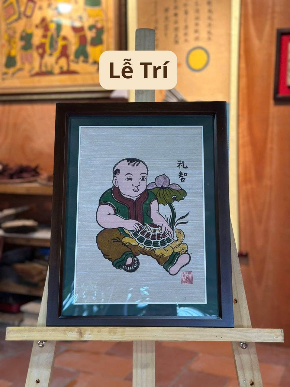 Le Tri – Cortesía y Sabiduría | Arte popular tradicional Dong Ho
