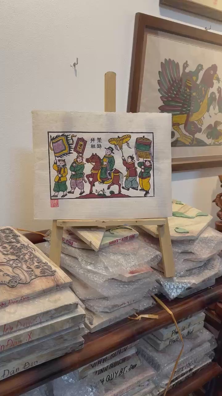 Vinh Quy Bai To – The Scholar’s Homecoming | Traditional Dong Ho Folk Art